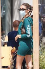 MADISON BEER Out and About in Beverly Hills 08/13/2020