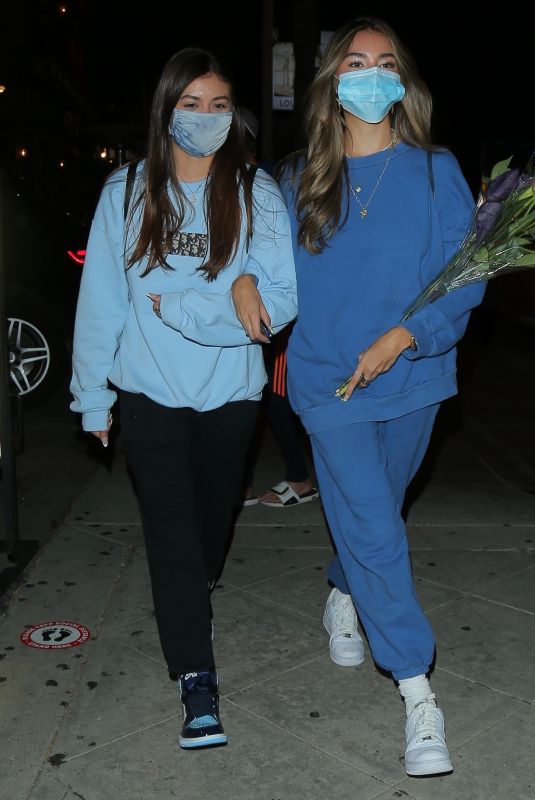 MADISON BEER Out for Dinner with Friends in West Hollywood 08/06/2020