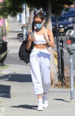 MADISON BEER Out Shopping on Melrose Place in West Hollywood 08/07/2020