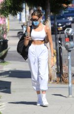 MADISON BEER Out Shopping on Melrose Place in West Hollywood 08/07/2020