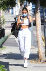 MADISON BEER Out Shopping on Melrose Place in West Hollywood 08/07/2020