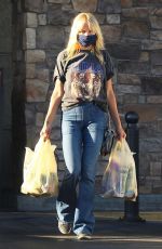 MALIN AKERMAN Wearing a Masj at Gelson