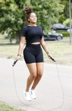 MALIN ANDERSON Workout with a Personal Trainer in London 08/07/2020