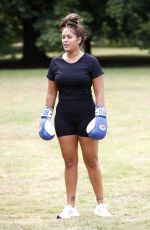 MALIN ANDERSON Workout with a Personal Trainer in London 08/07/2020