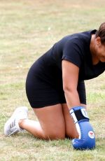 MALIN ANDERSON Workout with a Personal Trainer in London 08/07/2020