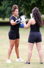 MALIN ANDERSON Workout with a Personal Trainer in London 08/07/2020