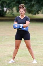 MALIN ANDERSON Workout with a Personal Trainer in London 08/07/2020