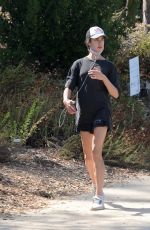 MARGARET QUALLEY Out Jogging in Los Angeles 08/04/2020