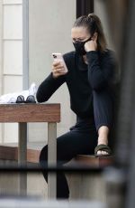 MARIA SHARAPOVA Out for Drinks in Los Angeles 8/03/2020