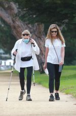 MARIA SHRIVER Out Hiking in Santa Monica 08/17/2020