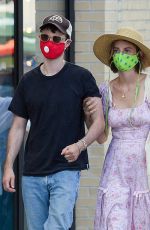MAYA HAWKE and Tom Sturridge Wearing Masks Out in New York 08/02/2020