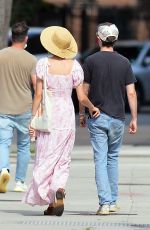 MAYA HAWKE and Tom Sturridge Wearing Masks Out in New York 08/02/2020