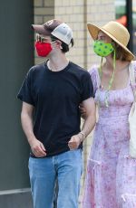 MAYA HAWKE and Tom Sturridge Wearing Masks Out in New York 08/02/2020