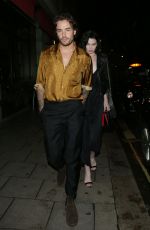 MAYA HENRY and Liam Payne at Novikov Restaurant in London 08/27/2020
