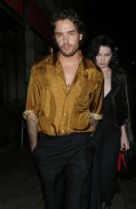 MAYA HENRY and Liam Payne at Novikov Restaurant in London 08/27/2020