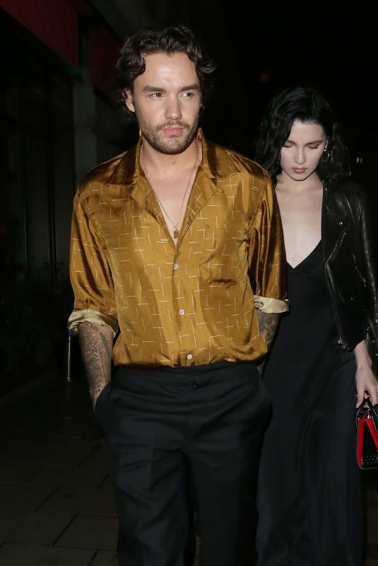MAYA HENRY and Liam Payne at Novikov Restaurant in London 08/27/2020