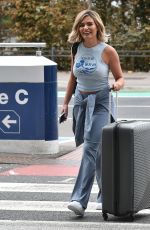 MEGAN BARTON HANSON Arrives at Stansted Airport 08/06/2020