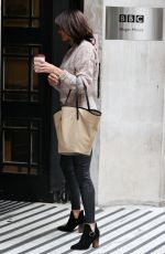 MELANIE SYKES Arrives at BBC Studios in London 08/29/2020