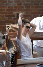 MELISSA GEORGE Out for a Boat Ride in Venice 07/30/2020
