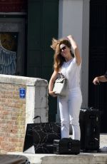 MELISSA GEORGE Out for a Boat Ride in Venice 07/30/2020