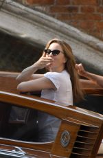 MELISSA GEORGE Out for a Boat Ride in Venice 07/30/2020