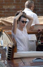 MELISSA GEORGE Out for a Boat Ride in Venice 07/30/2020