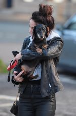 MICHELLE KEEGAN Out with Her Dog in Cheshire 07/30/2020