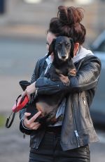 MICHELLE KEEGAN Out with Her Dog in Cheshire 07/30/2020