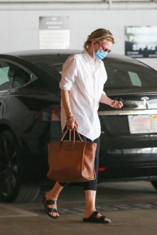 MICHELLE PFEIFFER Arrives at a Meeting in Santa Monica 08/17/2020