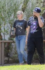 MILEY CYRUS Out and About in Calabasas 08/13/2020