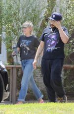 MILEY CYRUS Out and About in Calabasas 08/13/2020