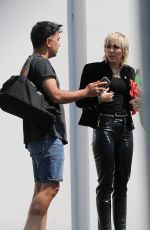MILEY CYRUS Out and About in Los Angeles 08/19/2020