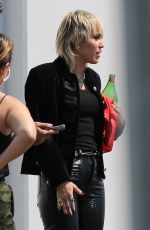 MILEY CYRUS Out and About in Los Angeles 08/19/2020