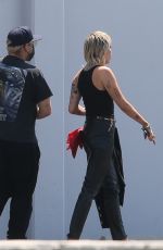 MILEY CYRUS Out and About in Los Angeles 08/19/2020