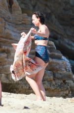 MINNIE DRIVER in Bikini at a Beach in Malibu 08/08/2020
