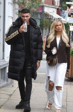 MOLLY MAE HAGUE and Tommy Fury Out in Cheshire 07/30/2020