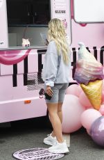 MOLLY MAE HAGUE at Pretty Little Thing Ice Queen Van in Manchester 08/08/2020 