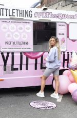 MOLLY MAE HAGUE at Pretty Little Thing Ice Queen Van in Manchester 08/08/2020 