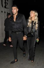 MOLLY MAE HAGUE at STK Restaurant in London 08/29/2020