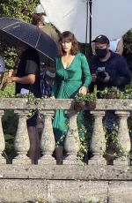 MONICA BELLUCCI on the Set of D&G Advertising Campaign in Lake Como 07/27/2020