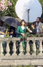 MONICA BELLUCCI on the Set of D&G Advertising Campaign in Lake Como 07/27/2020