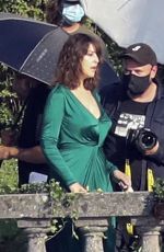 MONICA BELLUCCI on the Set of D&G Advertising Campaign in Lake Como 07/27/2020