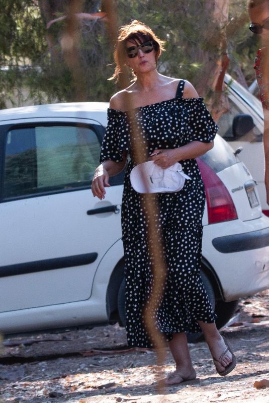 MONICA BELLUCCI Out on Vacation in Greece 08/03/2020