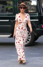 MYLEENE KLASS Arrives at Her Smooth Radio Show in London 08/18/2020