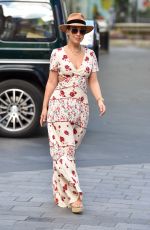 MYLEENE KLASS Arrives at Her Smooth Radio Show in London 08/18/2020