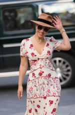 MYLEENE KLASS Arrives at Her Smooth Radio Show in London 08/18/2020