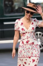 MYLEENE KLASS Arrives at Her Smooth Radio Show in London 08/18/2020