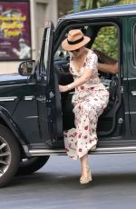 MYLEENE KLASS Arrives at Her Smooth Radio Show in London 08/18/2020