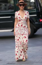 MYLEENE KLASS Arrives at Her Smooth Radio Show in London 08/18/2020