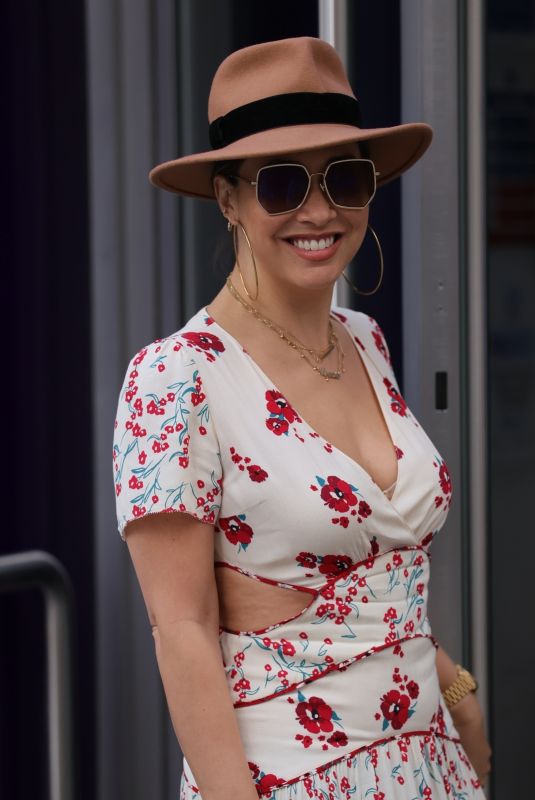 MYLEENE KLASS Arrives at Her Smooth Radio Show in London 08/18/2020